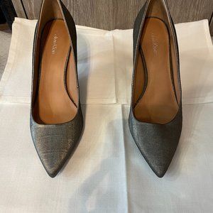 Calvin Klein Classic Pumps Anthracite Color 3" Heels, Size 9M Mint Condition